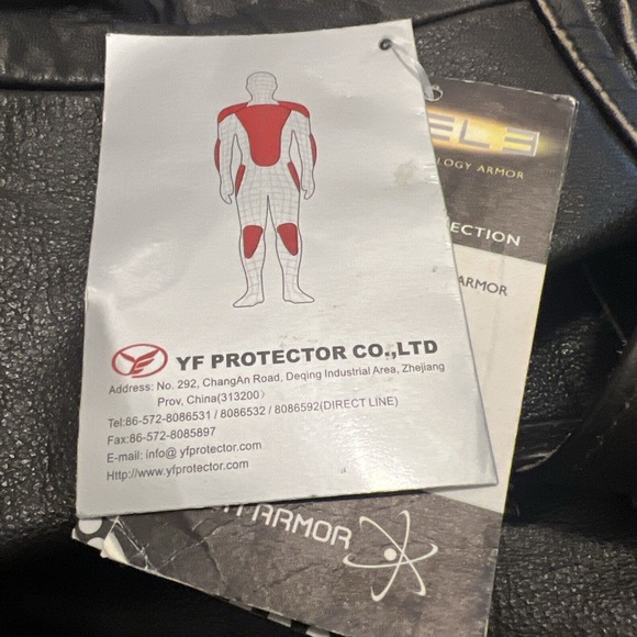 Xelement Jacket Men Size 2XL Vintage Distressed Leather Motorcycle Zip Out Liner - Picture 6 of 9